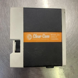 Paquete de cinturón de intercomunicador de un solo canal Clear-Com modelo 501 - Usado - Imagen 1 de 4