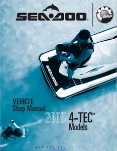 Manual de servicio Seadoo GTX RXP RXT WAKE | 2005 | Serie 4-TEC | CD O USB - Imagen 1 de 16