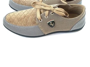 Mens Casual Dress Shoes Motor Racing Horse Costume Lace Up Suede Size 7 - Picture 1 of 6