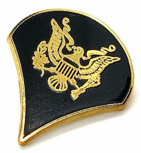US ARMY RANK SPC-4 Military Veteran Collar Device 1" Pin - Picture 1 of 3