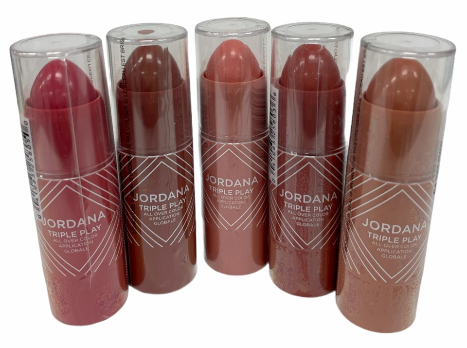 Jordana Triple Play All Over Color Application Blush (0.20oz/6g) LOT OF 2; NEW - Image 1 of 1