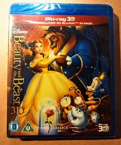 Beauty And The Beast [Blu-ray 3D + 2D Blu-ray] Region Free U.S Compatible - Picture 1 of 2