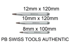 PB SWISS Hand Tools 3pcs Carbide Center Punch Model # 712 Made in Swiss NEW - Picture 1 of 6