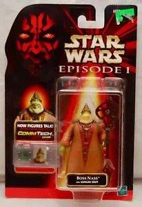 Star Wars Episode I, Boss Nass Actionfigur mit CommTech Chip, NEU, 1998 - Bild 1 von 11