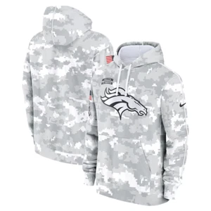 AUTHENTIC Nike Denver Broncos 2024 Salute to Service Men's Club Pullover Hoodie - Picture 1 of 7