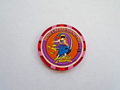 FICHA DE CASINO RÍO CASINO LAS VEGAS NEVADA 12 DÍAS NAVIDAD 9 DAMAS NUEVO ENVÍO F Foto 1 de 2