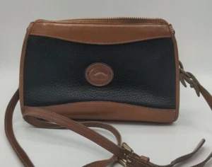 Dooney & Bourke Vintage Leather Satchel Crossbody Handbag Made In USA - Picture 1 of 8