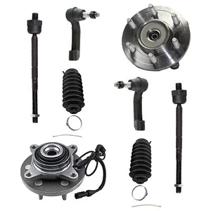 Kit de barras de amarre de bujes de cojinete de rueda delantera de 8 piezas para Ford F-150 2009 2010 4x4 sin Raptor - Imagen 1 de 1