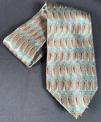 ✨Mens MEETING STREET Handmade 100% Silk  Neck Tie 58" Long X 4" Wide✨ - Image 1 of 4
