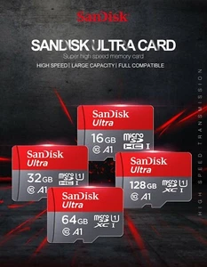 Tarjeta de memoria SanDisk Ultra 100 MB/s Micro SD 32 GB 64 GB 128 GB Clase 10 SDHC SDXC - Imagen 1 de 34