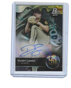 2023 Bowman Platinum Baseball AUTO PROSPECT  DYLAN LESKO  PADRES