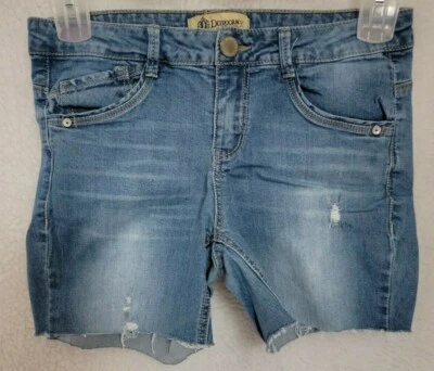 Женские шорты Democracy размер 6 синие с вырезом джинсы - Изображение 1 из 4