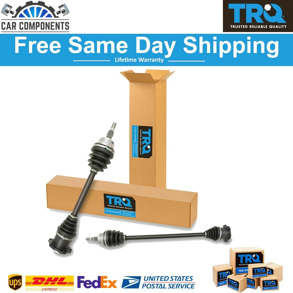Kit de montaje de eje delantero CV TRQ 2 piezas para Audi TT VW Beetle Jetta 1999-2006 Foto 1 de 4