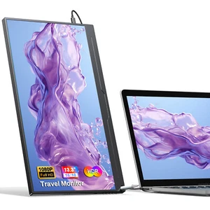 UPERFECT 13.3" 1920x1080 Portable Monitor Touchscreen Monitor HDMI VGA Screen - Picture 1 of 12