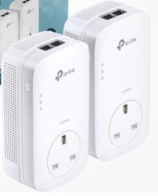 NEW TP-Link Accessory TL-PA9020P KIT AV2000 2 Port Gigabit Passthrough Powerline - Image 1 of 4