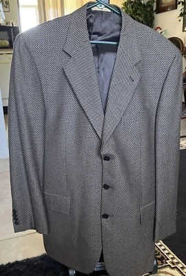 Abrigo deportivo Joseph Abboud para hombre Blazer 3 botones chaqueta informal talla 40 100 % lana Foto 1 de 4
