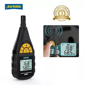 Digitales Hand-Temperatur-Feuchtigkeitsmessgerät Thermometer Hygromete mit Taupunkt - Bild 1 von 15