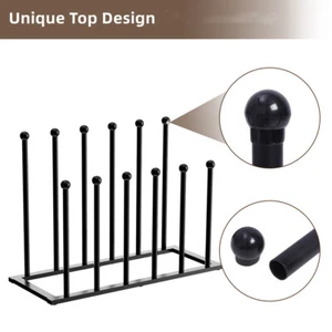 Large Boot Rack Creative Floor Standing Boot Shoe Rack Metal Boot Rack Organizer - Picture 1 of 11