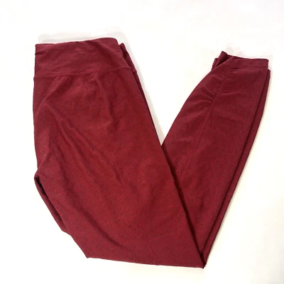 Leggings Prana Acanalados Para Mujer Talla L Borgoña Elastizados Gimnasio Activo Atlético Texturizado Foto 1 de 4
