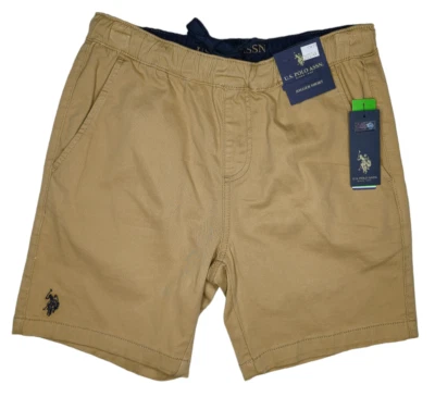 U.S. Polo Assn. #11455 NUEVO Pantalones Cortos Jogger Para Hombre con Cordón Elástico Sarga Foto 1 de 2