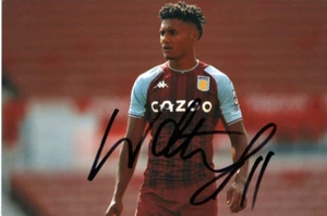 ASTON VILLA & ENGLAND: OLLIE WATKINS FOTO AZIONE 6x4 firmata + cacao **prova** - Foto 1 di 2