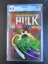 Incredible Hulk 107 CGC 9.2 White Pages Ten Rings Hath The Mandarin