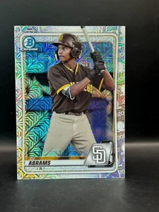 Bowman Chrome Mega Box 2020 CJ Abrams Mojo refractor BCP-62 - Imagen 1 de 2