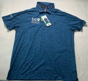 Camisa Polo Para Hombres Hurley Azul Teal Manga Corta Informal Golf Talla XL con Logo - Imagen 1 de 9