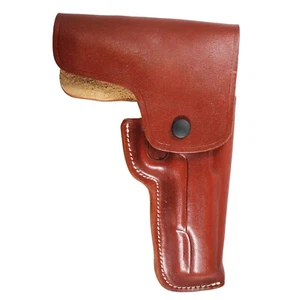 Real Leather OWB Fully Closed Barrel Gun Holster - Picture 1 of 30