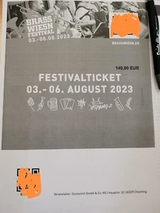 Brasswiesn 2023 4 Tages Tickets incl. Standard Camping - Bild 1 von 2