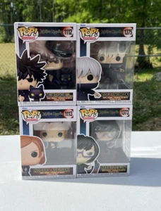Funko Pop Lot Jujutsu Kaisen Megumi Fushiguro Toge Inumaki Nobara Maki Zen' In - Picture 1 of 6