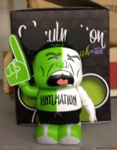Ventilador Vinylmation CHASER 3" Vinylmation Urban Redux Series #2 Verde #1 Espuma Mano - Imagen 1 de 1