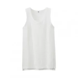 BNWT Uniqlo Opal Leopard Tank Top Off White Size M - Picture 1 of 1