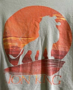 RETRO DISNEY DER KÖNIG DER LÖWEN CROPPED SIMBA T-SHIRT GR M - Bild 1 von 4