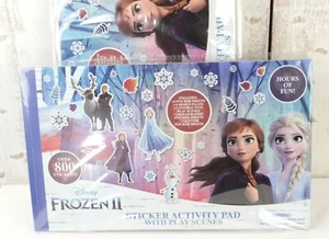 Disney Frozen II 2 800 Stickers Toy Book Activity Pad Play Scenes Lot of 2 NEW - Picture 1 of 8