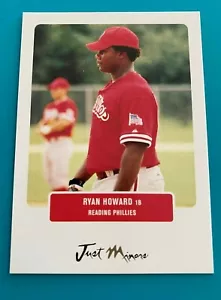 2004 Just Minors #41 Ryan Howard Rookie -Reading Phillies - Picture 1 of 2