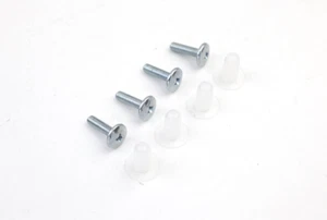Classic Fiat 500 D F L R G Quarter Light Window Screw & Insert 2 Door Kit - Picture 1 of 2