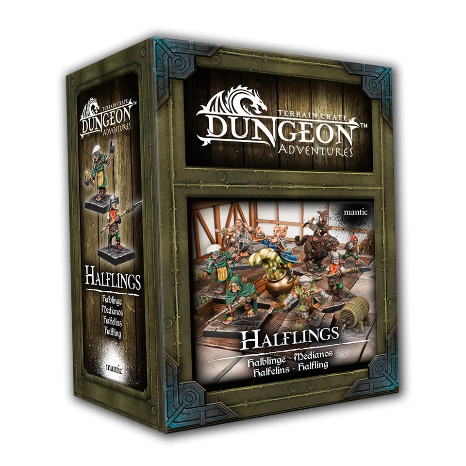 Terrain Crate - Dungeon Adventures Halflings Mantic Miniature D & D New! - Image 1 of 1