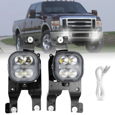 Par de luces antiniebla LED Super Duty para Ford F-250 F-350 F-450 F-550 2008-2010 Foto 1 de 4
