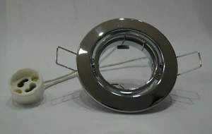 E4405-4 Einbauspot Einbaustrahler Chrom glänzend zB.: ideal für LED - Bild 1 von 2