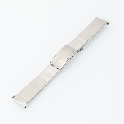 19 мм Accutron из нержавеющей стали герцогиня новый из старых запасов неиспользованный 1960-х винтажный ремешок для часов - Изображение 1 из 4