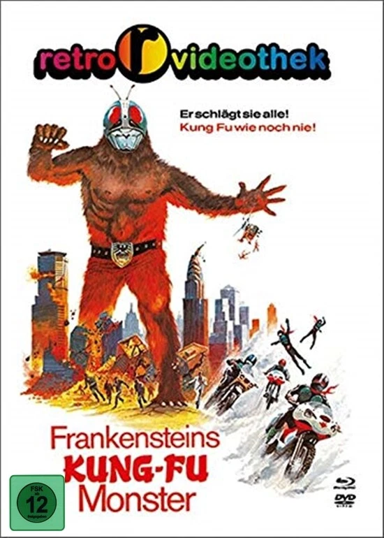 Mediabook Frankenstein's Kung Fu Monster Riders Cover D Limited Blu-ray DVD New - Image 1 of 1