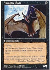 4x Vampire Bats MTG 5th Edition NM Magic Regular