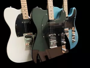 YOU PICK -NEW TELE-STYLE 4 STRING TENOR ELECTRIC GUITAR W/ GIG BAG - Picture 1 of 14