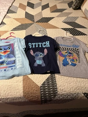 Футболки Disney Stitch для мальчиков размер 6/7 3 шт. - Изображение 1 из 4