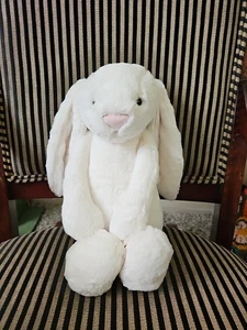 Brandneu mit Etikett großer Bashful Cream Bunny Jellycat Rarität Plüschhase - Bild 1 von 7
