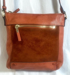 Bolso Bandolera/Hombro Vince Camuto Hombro Calabaza Cuero Guijarro y Gamuza - Imagen 1 de 20