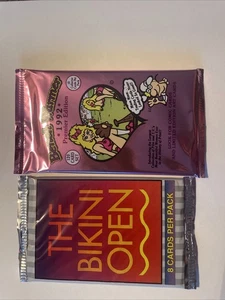 Benchwarmer & Bikini 1992 abierto👙; 2 paquetes, 18 tarjetas en total, adulto XXX, raro 💋 - Imagen 1 de 2