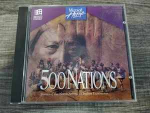 Microsoft Home 500 Nations PC CD-ROM 1995 Windows 95/3.1 North American Indian - Zdjęcie 1 z 5