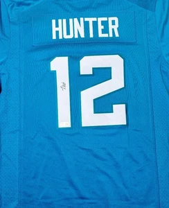 Travis Hunter Signed Nike Jersey Jacksonville Jaguars WR/CB Metabilia Certified - Picture 1 of 3